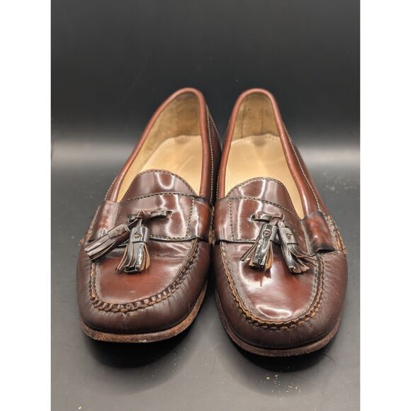 Cole Haan City Pinch Tassel Loafers Burgundy Men\'s Size 9 D main image 10